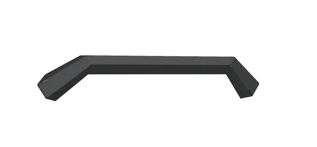 6172XFPRB – ROAD ARMOR Bull Bar, Satin Black Steel Mounts Directly To Spartan Series Bumper